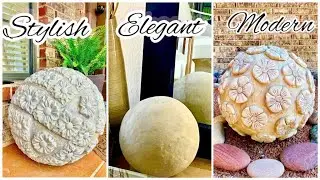 CONCRETE GARDEN BALLS/ GARDEN SPHERES/CEMENT GARDEN ORB/Concrete Balls for inside/outside