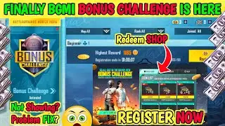 🛑 Finally 😍 Bonus Challenge Activated In Bgmi 🔥BGMI Bonus Challenge | Bonus Challenge Not Showing