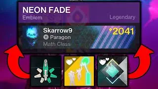 How to Get the NEON FADE Emblem + EXCLUSIVE Steadfast Column Shader, and Helping Hand Emote!!