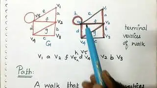 #8 Introduction to Walk Path Circuits With Example in Graph Theory And Applications [TAMIL]