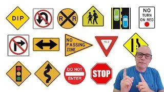 Traffic signs. What will appear on the 2026 Driving Theory Test