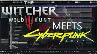 THE WITCHER Main Theme but in the style of CYBERPUNK