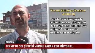Terme'de Sel Çiftçiyi Vurdu, Zarar 250 Milyon TL!