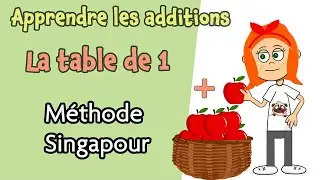 Apprendre facilement les additions ( La table de 1 méthode singapour)