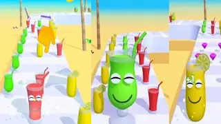 Juice Run Satisfying Gameplay walkthrough _ Max Level (110-125)_Juice Run Game#juicerun#short#fruit