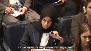 كلمة وزير الدولة للتعاون الدولي أمام الحدث رفيع المستوى لتعزيز دعم الاستجابة الإنسانية في السودان