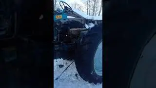 МТЗ-82.Снятие кабины с помощью кары.часть 2.