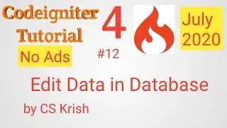 How to Edit Data in Database using Codeigniter 4 tutorial in Hindi