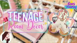 💡Teenage Room Decor 🌺 | The Sims FreePlay | Liiz Sims 🐰💕