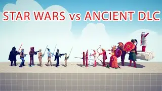 STAR WARS Team vs ANCIENT DLC Team - Totally Accurate Battle Simulator TABS