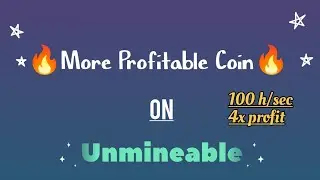 🔥🔥 4x profit only at 100 h/sec on Unmineable ✅✅ old laptop or pc required 😊😊