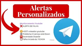 Como personalizar mensagens do zabbix no telegram PARTE 01