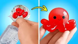 DIY FIDGETS EM CASA 🎈🐙 ARTESANATOS SATISFATÓRIOS
