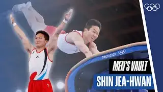 Shin Jea-Hwan's impressive victory in men's vault 🇰🇷🤸🏼‍♂️ | Tokyo 2020