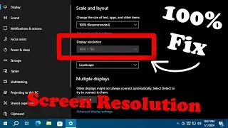 How to Fix Screen Resolution Problem Windows 10 | Simple Method