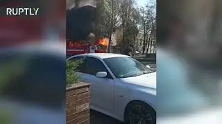 ПОЖАР В ГОРОД КАЗАХСТАН