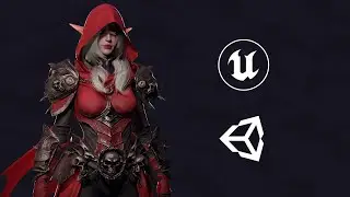 PREVIEW - Death Archer Girl Morgana - GAME-READY 3D Character