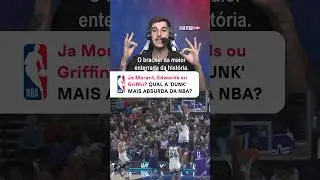 VOCÊ SÓ PODE ESCOLHER UMA! ☝️ Caio elegeu a maior 'dunk' de todos os tempos! 🔥🏀 #shorts #basquete
