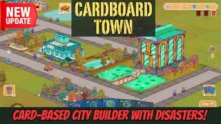 Major Updates to this Card-Based City Builder! | Cardboard Town | Indie Gaming Lunch 4K60