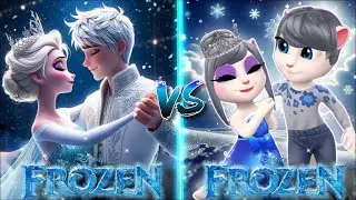 My Talking Angela 2 | Elsa And Jack Frost Getting Married! Elsa And Jack Frost Wedding | Frozen 3 |