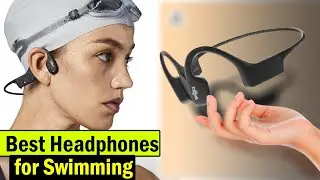 SHOKZ OpenSwim - Bone Conduction MP3 Waterproof Headphones for Swimming