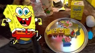 Губка боб шоколадное яйцо – Распаковка коллекции sponge bob яйцо из молочного шоколада с подарком
