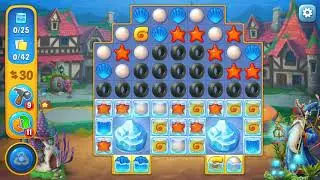 Fishdom level 821 Gameplay (iOS Android)
