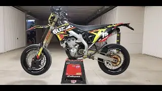 SUPERMOTO RAW - Suzuki RMX 450Z  HGS exhaust [wheelies & pure sound]