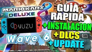 Mario Kart 8 Deluxe DLC Wave 6 + Update 3.0.0 🌊 Yuzu Emulador de Switch para Pc de Bajos Recursos