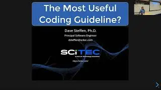 2024 01 - Lightning Talk - Dave Steffen - The Most Useful Coding Guideline?