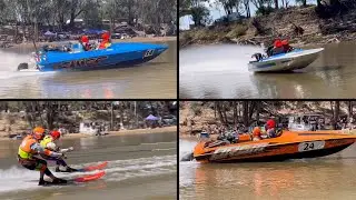 Chief, Aggrovation and Orsm sending it at the 2024 Southern 80 Ski Race