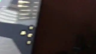 Pushing my brother’s monitor.