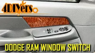 How to Replace Dodge Ram Window Switch Trim (2002-2009)
