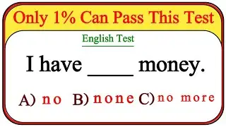 Mixed English Grammar Test 🌟 if you pass this test,your English absolutely Superb