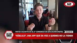 Mateo Salvatto en el 2° Congreso de Educación Digital