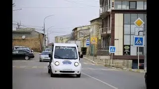 В Дербент привезли первый электромобиль
