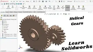 Helical Gears assembly, design SolidWorks|CAD with Mohsin