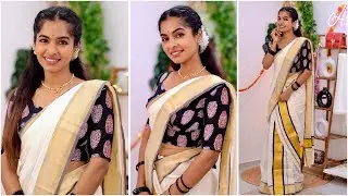Onam GRWM || Onam celebrationന് ഇങ്ങനെയൊന്ന് ഒരുങ്ങി നോക്കൂ ||Asvi Malayalam