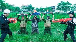 Banana TV : Ultimate Squad Skill Nerf Guns Fight High-tech Crime NERF WAR Boss One Eye