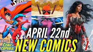 NEW COMIC BOOKS RELEASING APRIL 22ND 2026 DC  MARVEL COMICS PREVIEWS COMING OUT THIS WEEK 