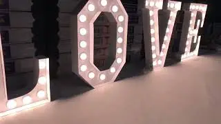 Custom Marquee Letters Light Up Alphabet LED Signs