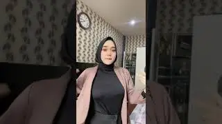 tik tok anak sma berhijab gunung gede bulet
