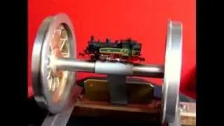Ruote di treno a vapore in scala 5