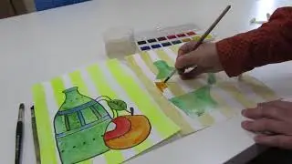 Мастер-класс на тему: "Декоративный натюрморт"