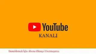 Yeni YOUTUBE Kanal Tanıtım