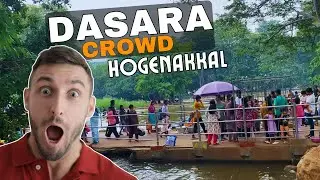ஆயுத பூஜை🙏🥥 | 🕉️Dasara Crowd😳 Hogenakkal #status #hogenakkal #freeworldhogenakkal