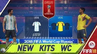 NEW KITS WORLD CUP | FIFA 18 | 2018 FIFA World Cup Russia |
