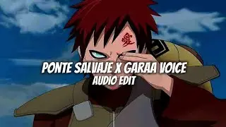 GARAA Scream X PONTE SALVAJE (Audio edit)