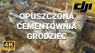 Opuszczona Cementownia Grodziec W Będzinie Z Drona  | Styczeń 2023 | DJI Mavic Air 2 | 4K 60