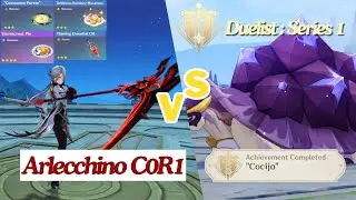 Harbinger Nomor 4 VS Cocijo si Kura-Kura!! #genshinimpact #arlecchino #yelan #bennett #zhongli